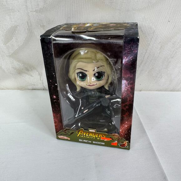 Marvel Avengers Infinity War Black Widow‎ Hot Toys Cosbaby Bobble-Head - Picture 5 of 6